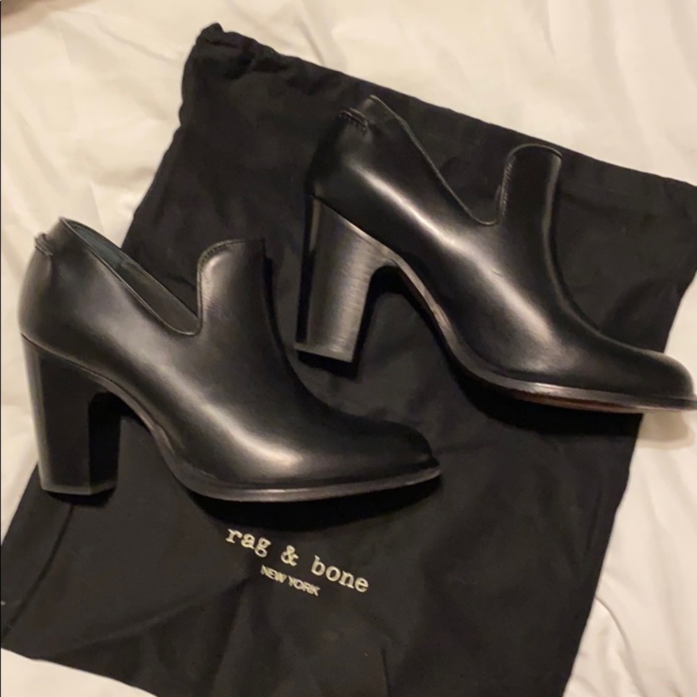 rag & bone Black Booties 7.5